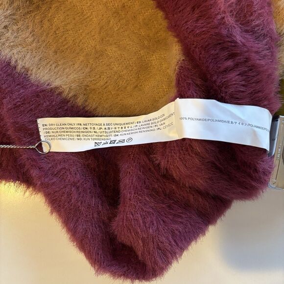 NWT Moon River Anthropologie Womens M Striped Oversized Sweater cozy - Picture 12 of 12